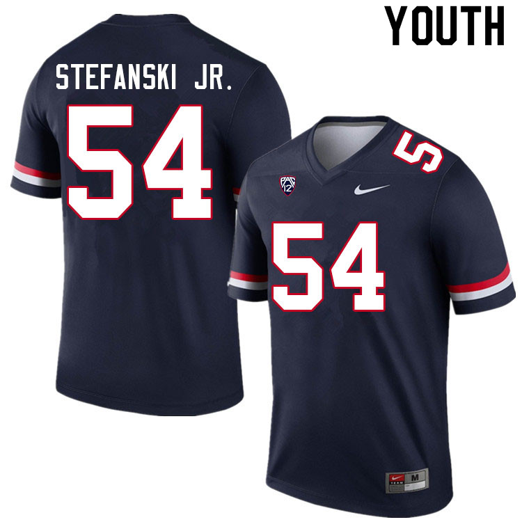 Youth #54 Matthew Stefanski Jr. Arizona Wildcats College Football Jerseys Sale-Navy - Click Image to Close